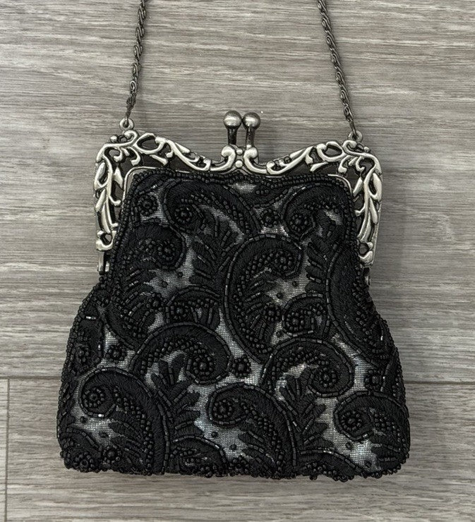 Womens Vtg Style Beaded Sequin Evening Handbag Prom /Homecoming /Wedding Clutch