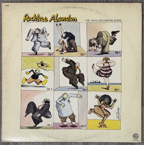 David Bromberg Band - Reckless Abandon LP - 1977 VG/G+ On Fantasy Records