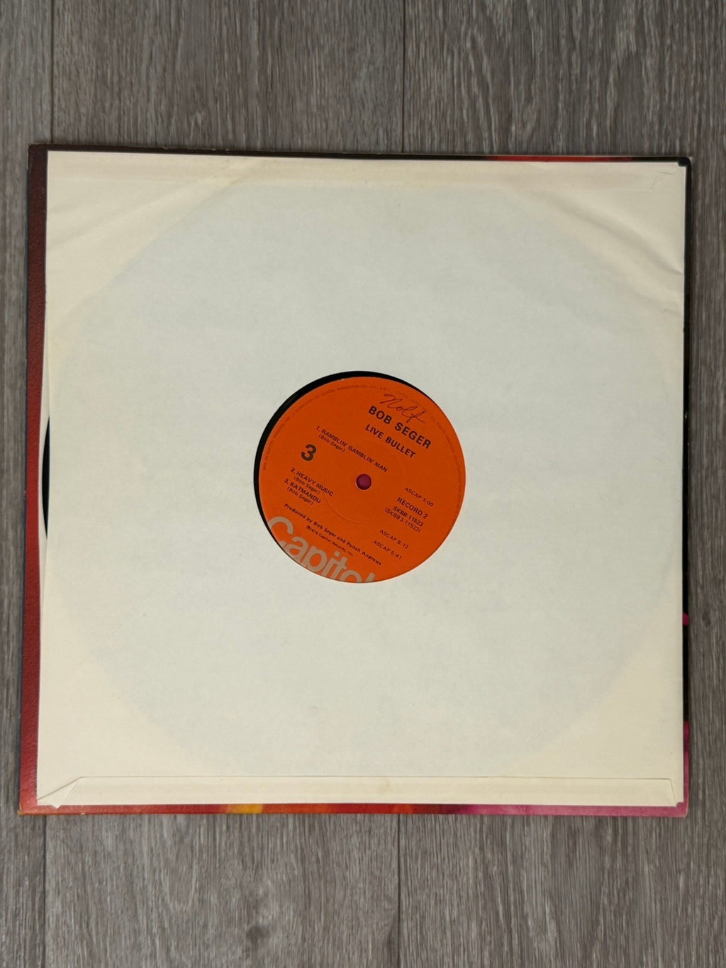 Bob Seger And The Silver Bullet Band Live Bullet 1976 Vinyl 2 LP Record Album