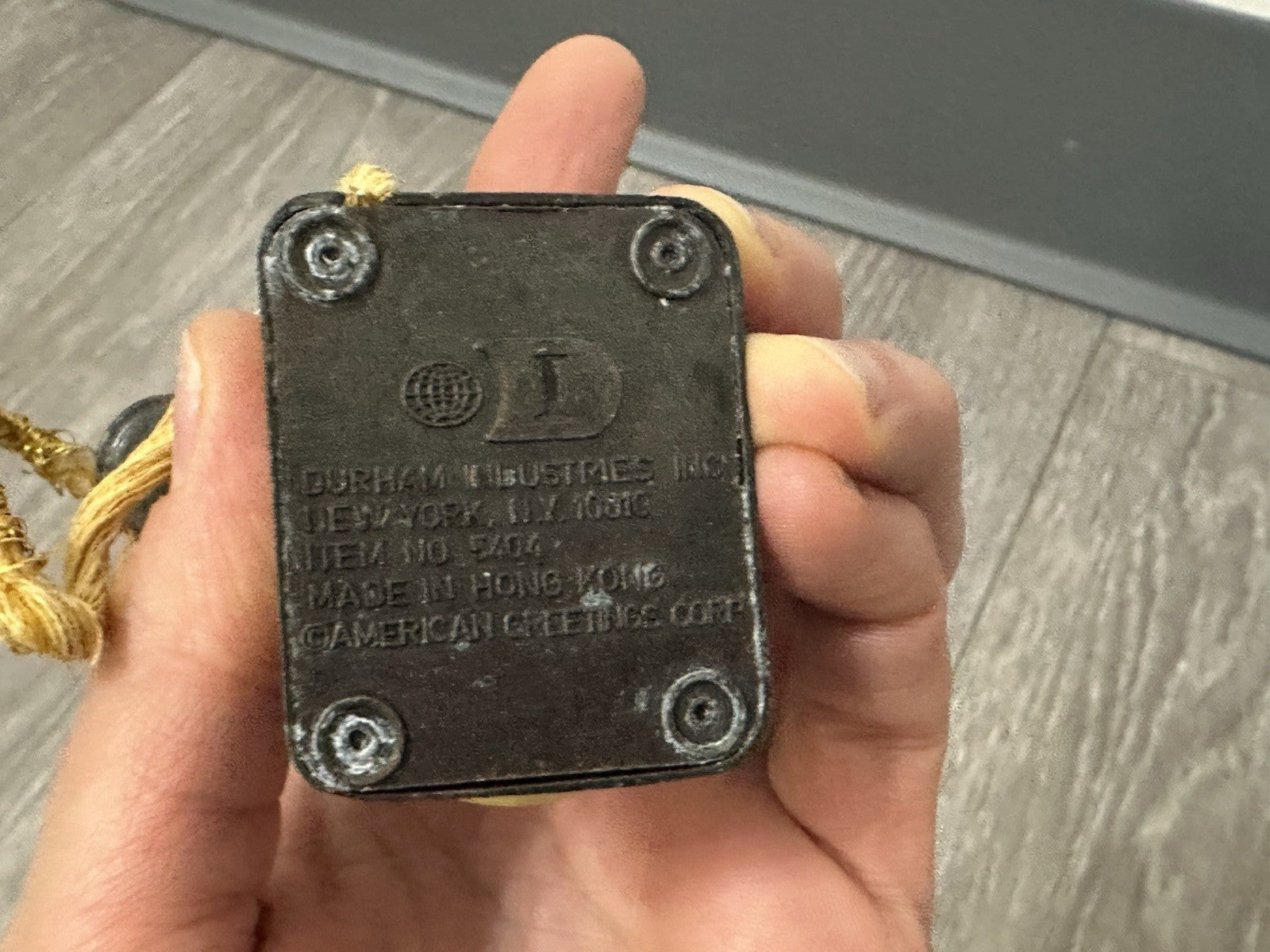 Durham Industries Metal Miniature Rotary Phone No. 5404