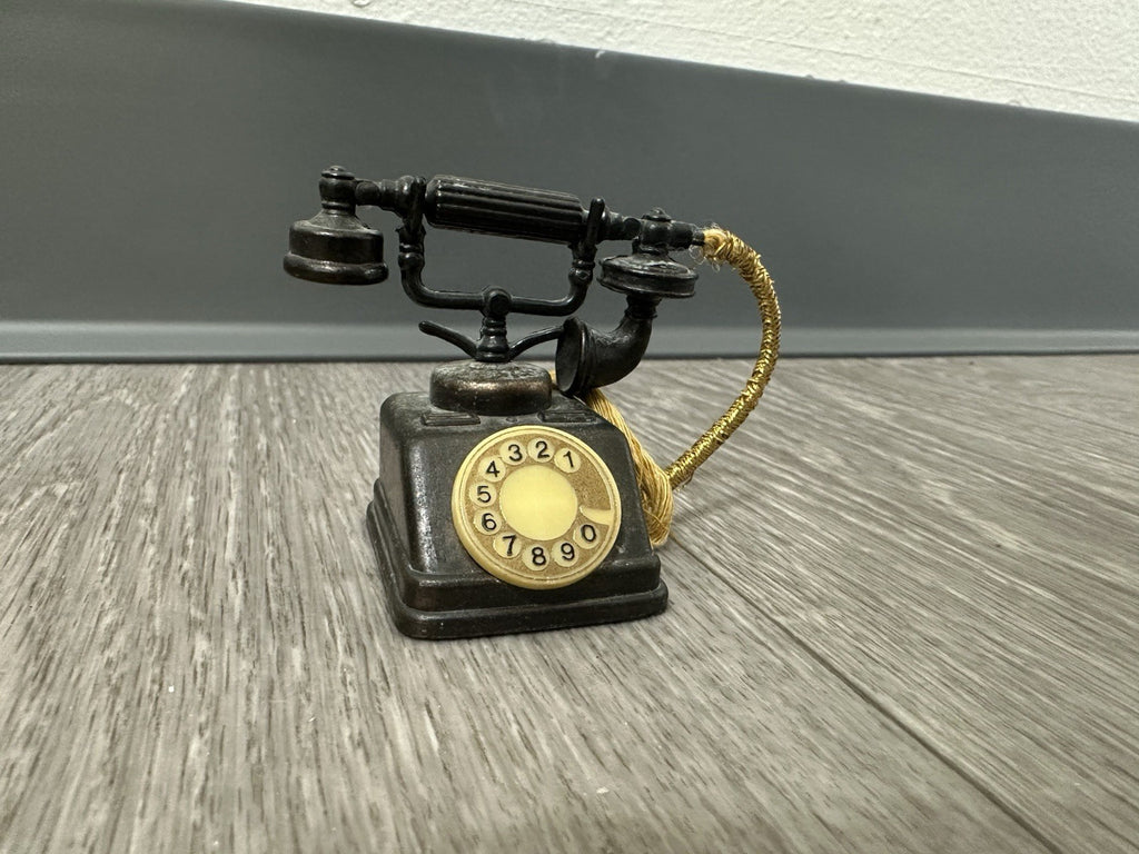 Durham Industries Metal Miniature Rotary Phone No. 5404