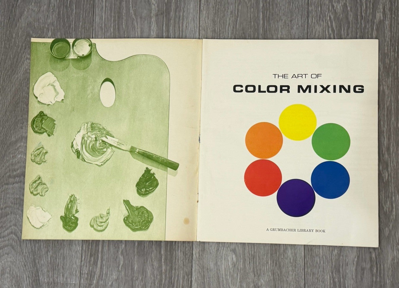 The Art of Color Mixing From The Grumbacher Library "How To Do It" Vintage 1510B