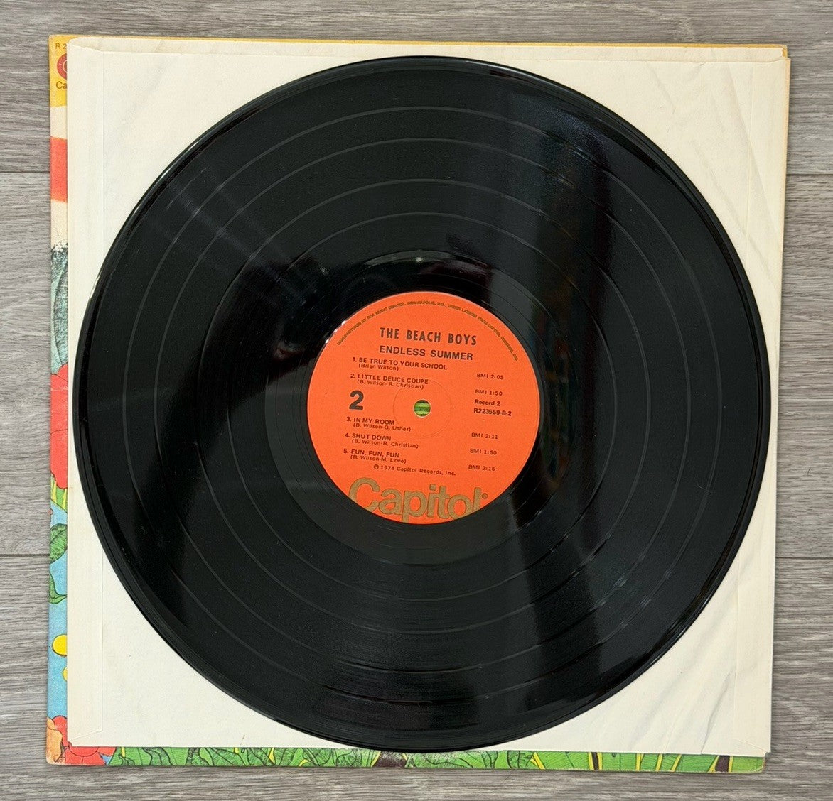 The Beach Boys Endless Summer 2 LP Vinyl Record 1974 RCA Music club Edition