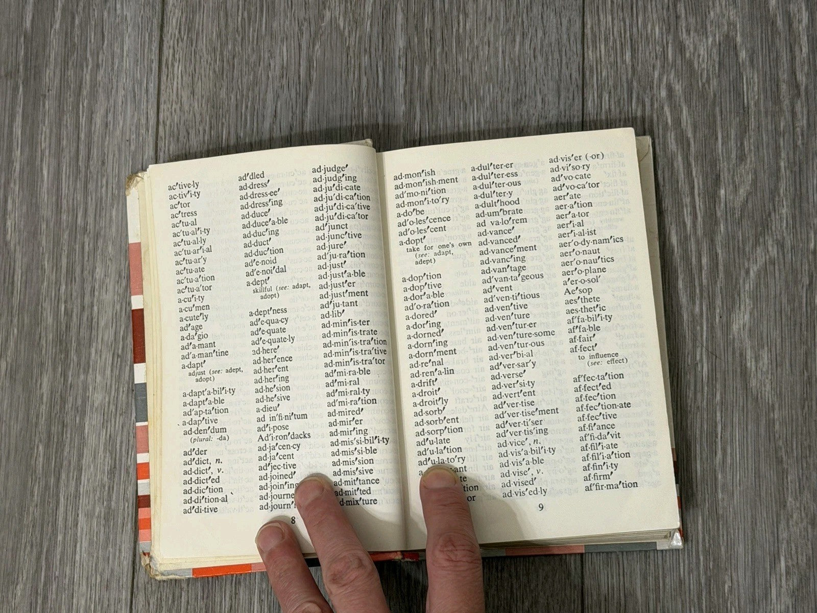Vintage Instant Spelling Dictionary Book