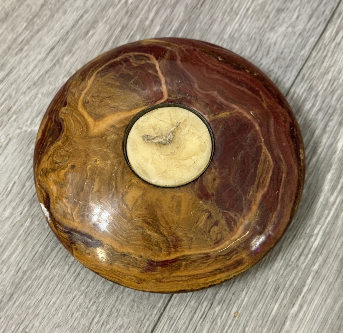 Vintage Polished Round Tea Light Candle Holder Home Decor
