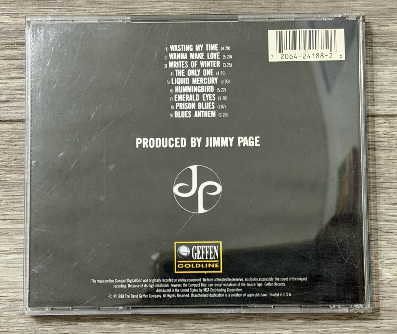 Jimmy Page Outrider CD *EX-NM* OOP