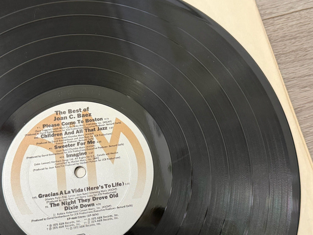 Joan Baez ‎– The Best Of Joan C. Baez Vinyl, LP 1977 A&M Records ‎– SP-4668