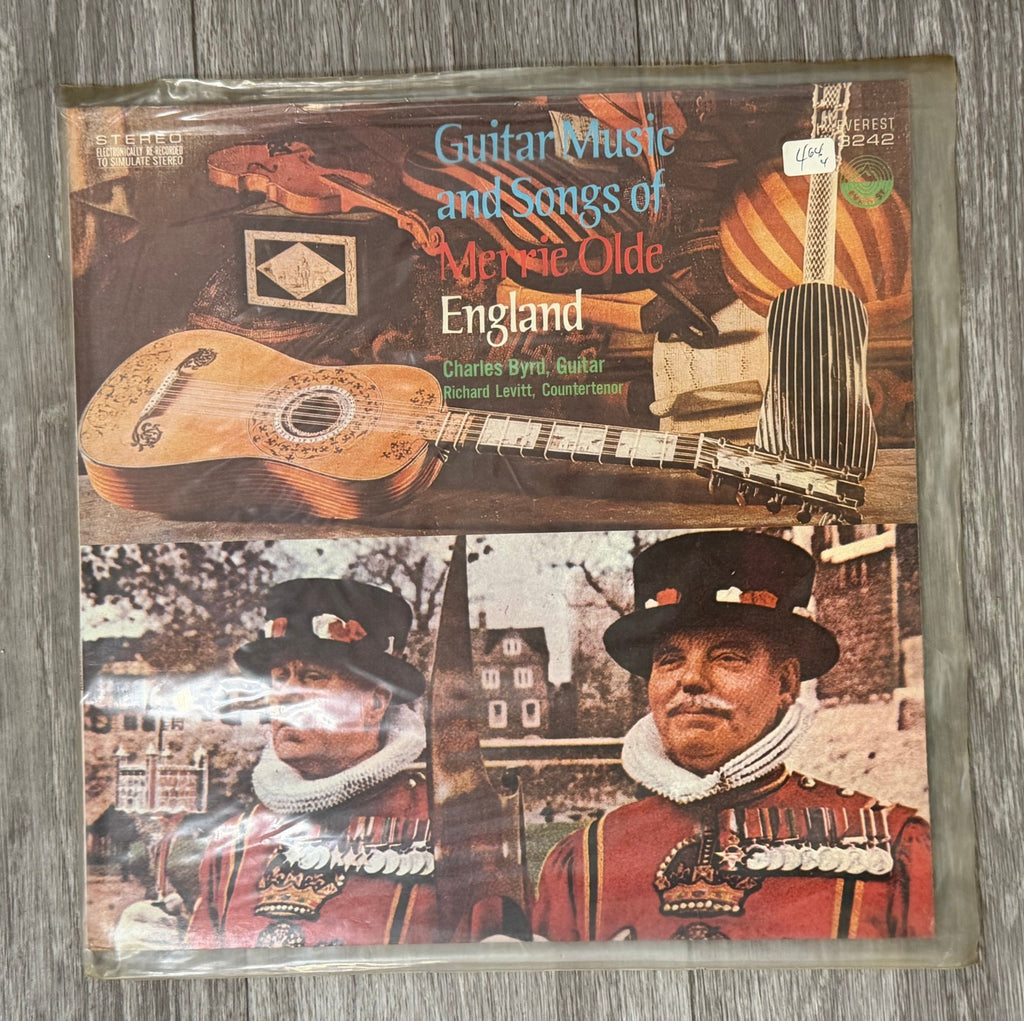 [JAZZ]~LP~CHARLIE BYRD (CHARLES)~Guitar Music And Songs Merrie Olde England