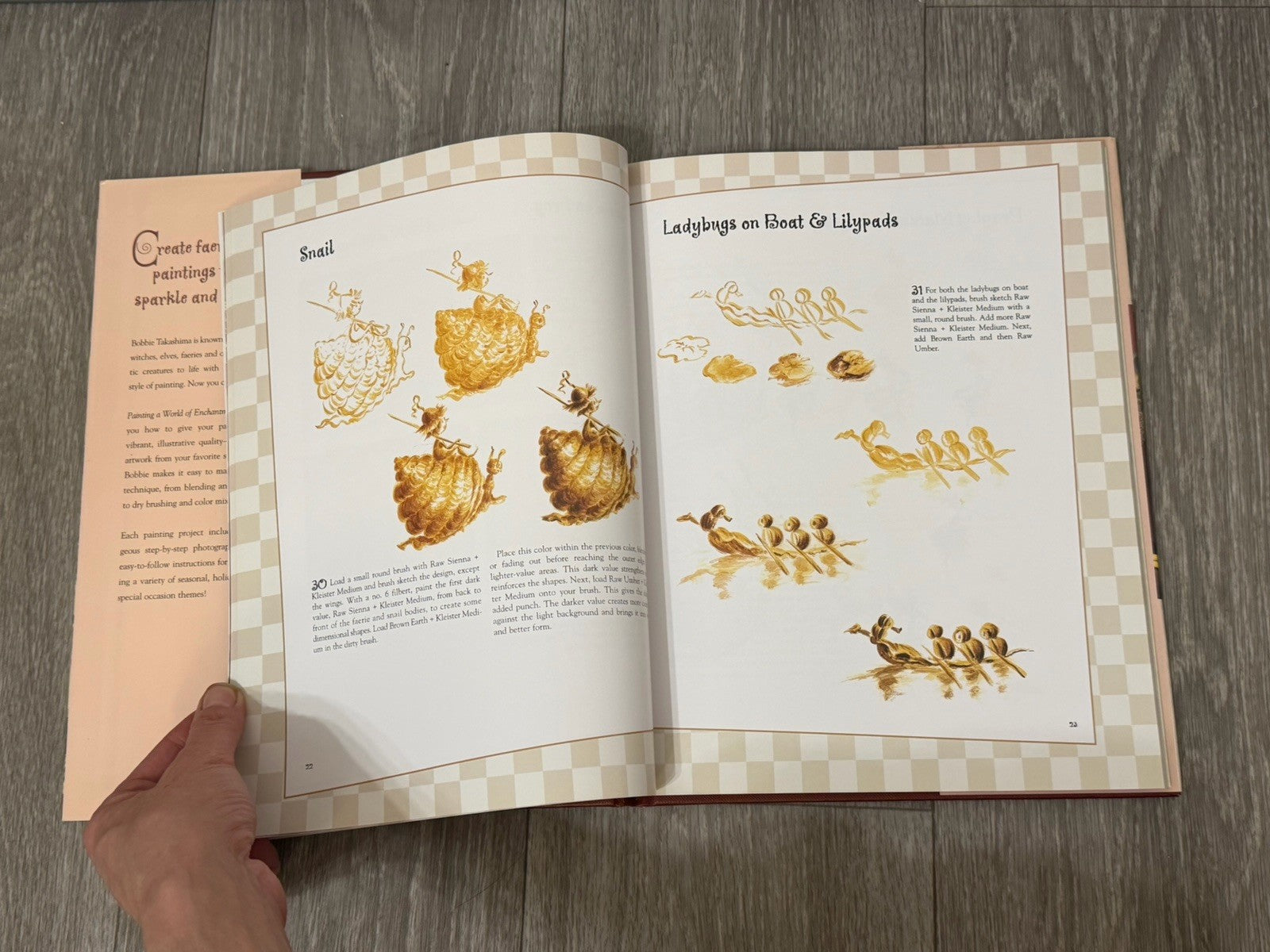 Painting a World of Enchantment Hardcover Instructional Book by Bobbie Takashima