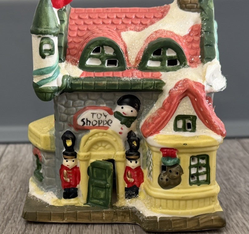 2004 Village Christmas Toy Shoppe Decoration BROKEN see Pictures For Details