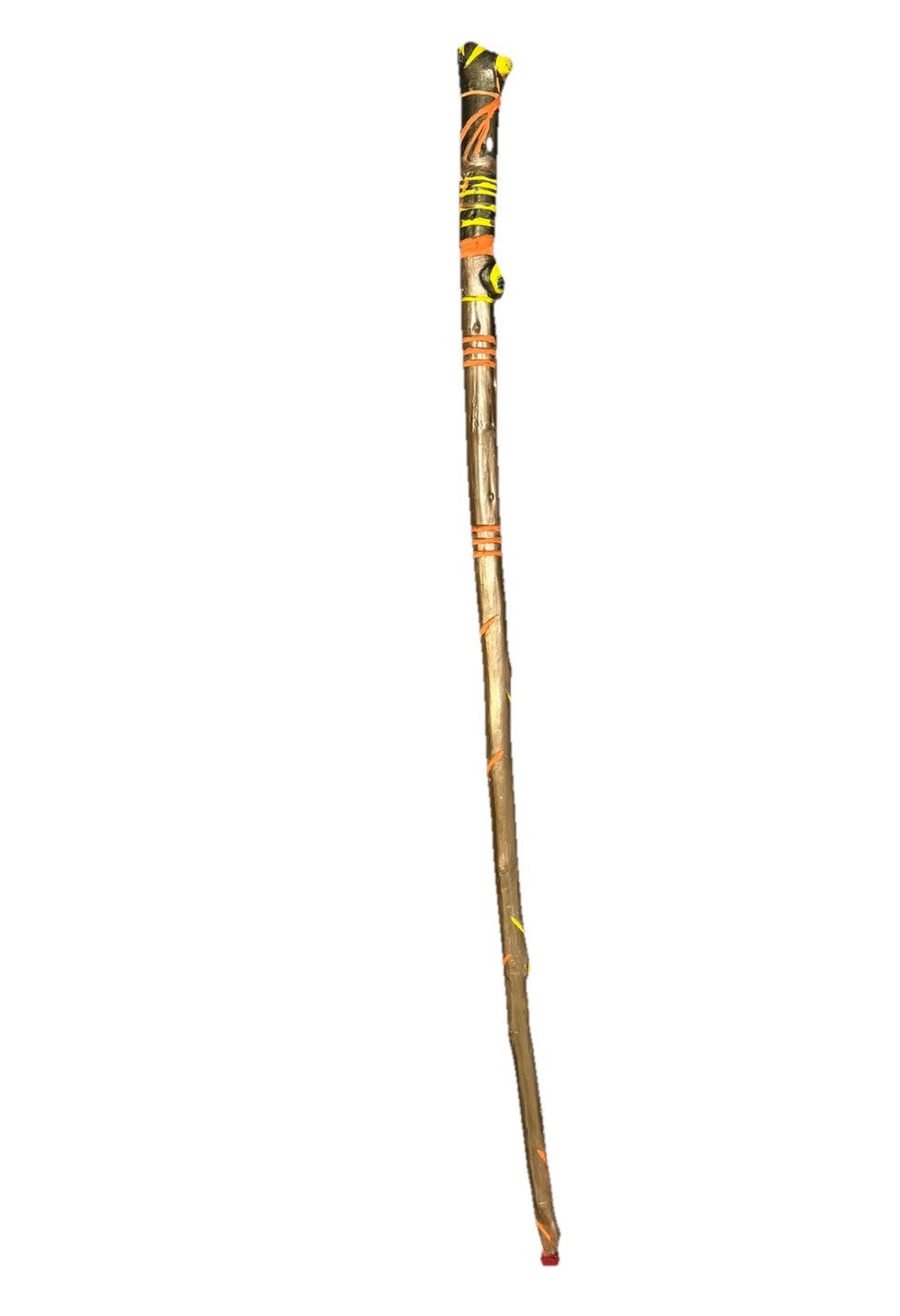 Handmade Walking Stick By Artisan - One Of A Kind - 66.” Tall Made In Colorado