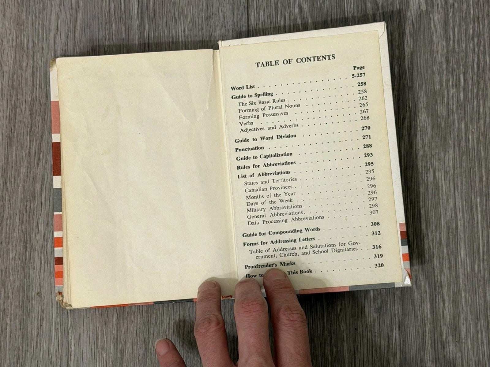 Vintage Instant Spelling Dictionary Book