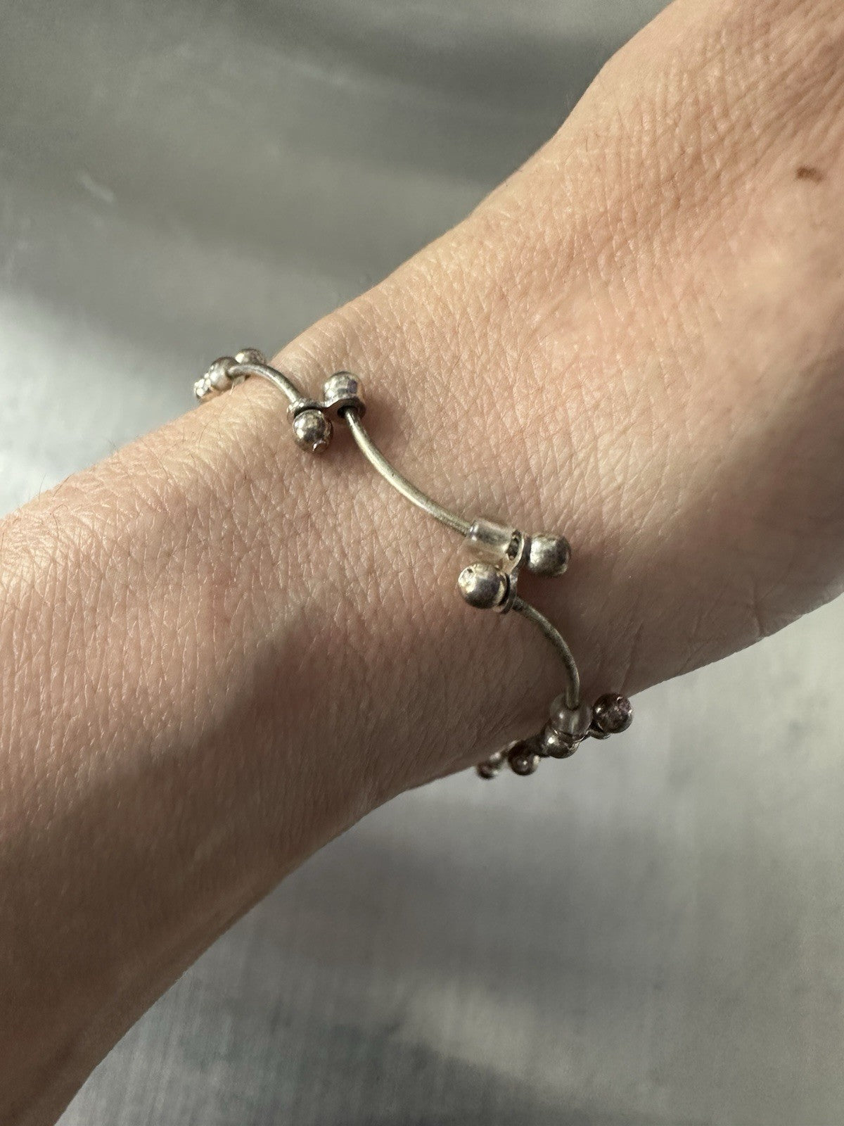 Vintage Clair’s Silver Dainty Bracelet 90s Retro