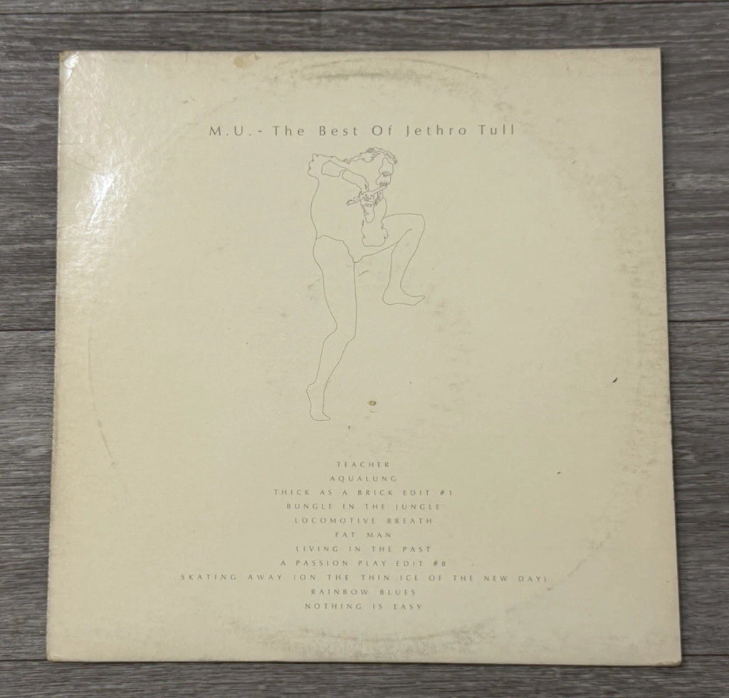 JETHRO TULL – M.U. The Best Of Jethro Tull Vinyl LP Record Chrysalis CHR 1078