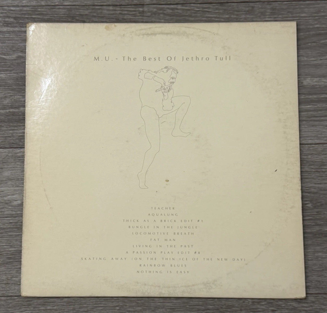 JETHRO TULL – M.U. The Best Of Jethro Tull Vinyl LP Record Chrysalis CHR 1078