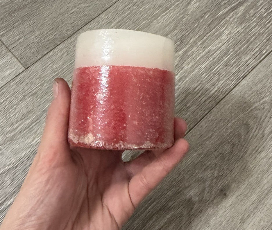 Luminessence Household Emergency Box Of Candles (incomplete) & Red/White Candle