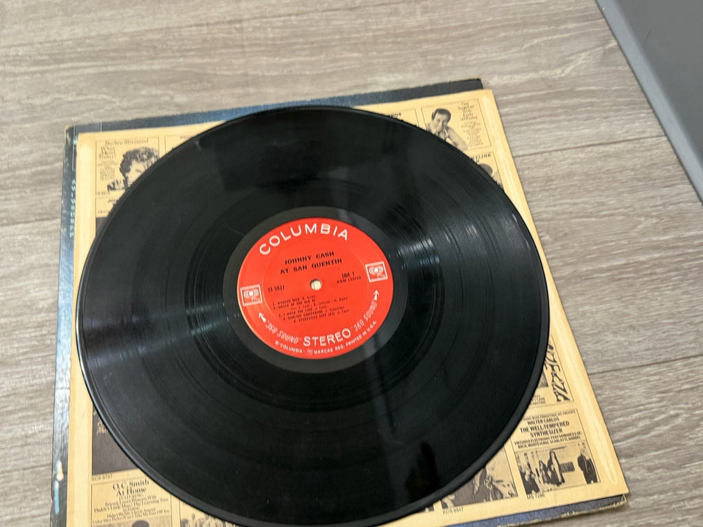 Johnny Cash at San Quentin Columbia CS 9827 Vinyl Album LP