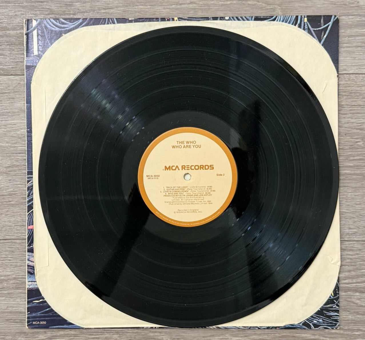 The WHO "Who Are You" 1978 Lp Vinyl Record MCA-3050 Original Pressing Vg+/VG