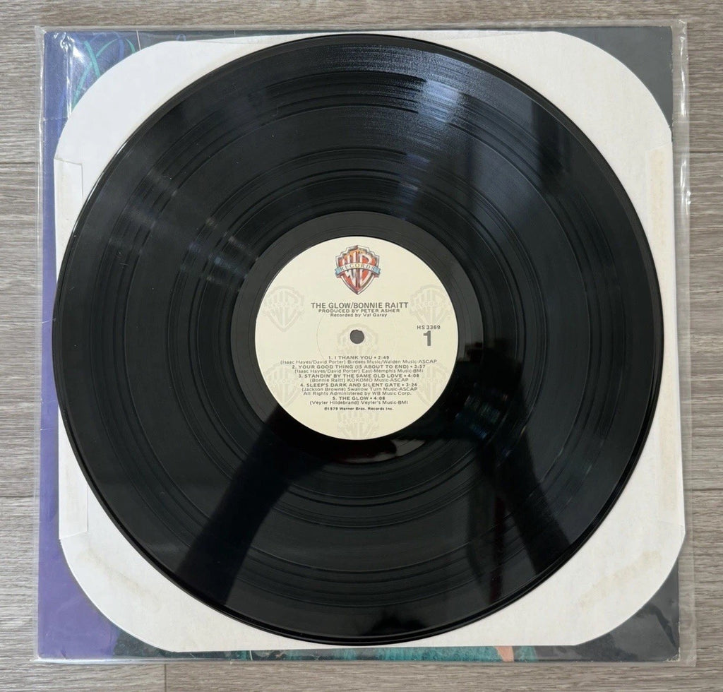 BONNIE RAITT THE GLOW (VG+) HS-3369 LP VINYL RECORD