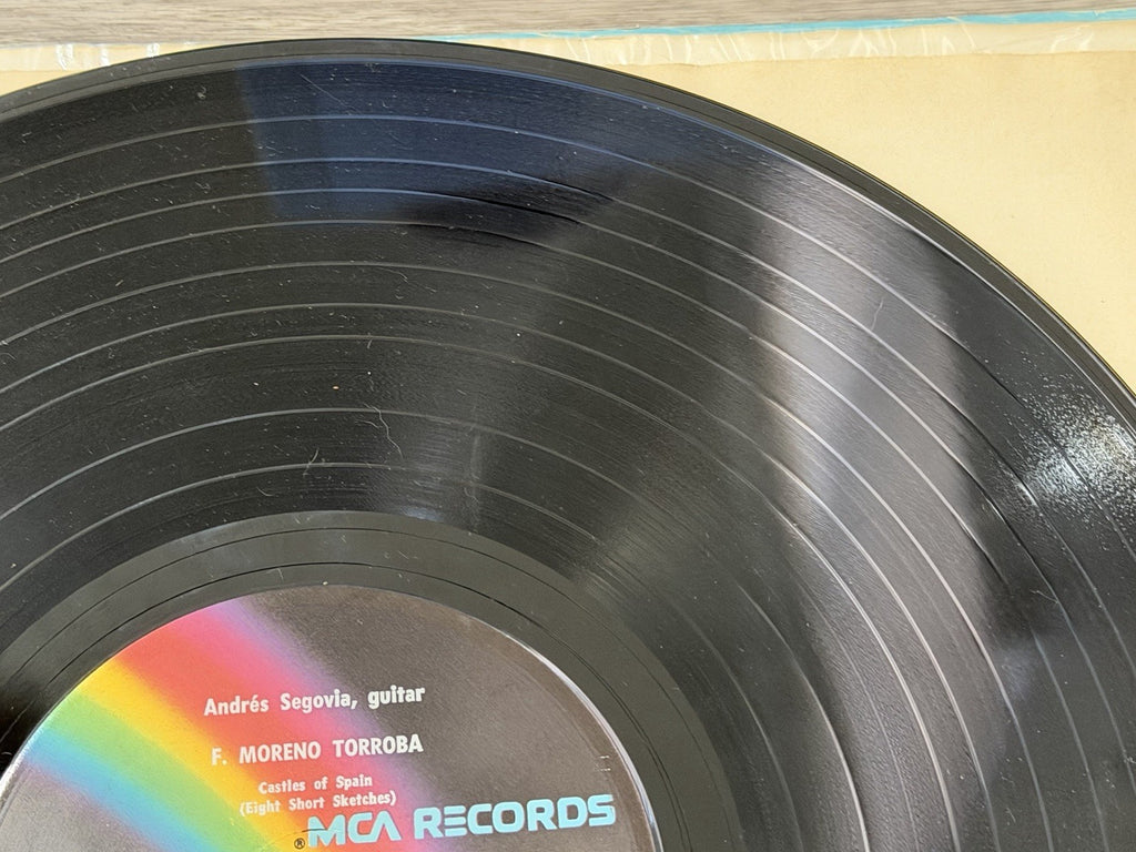 Andres Segovia: Castles of Spain -MCA-2534 Moreno Torroba Stereo DL 710171 Decca