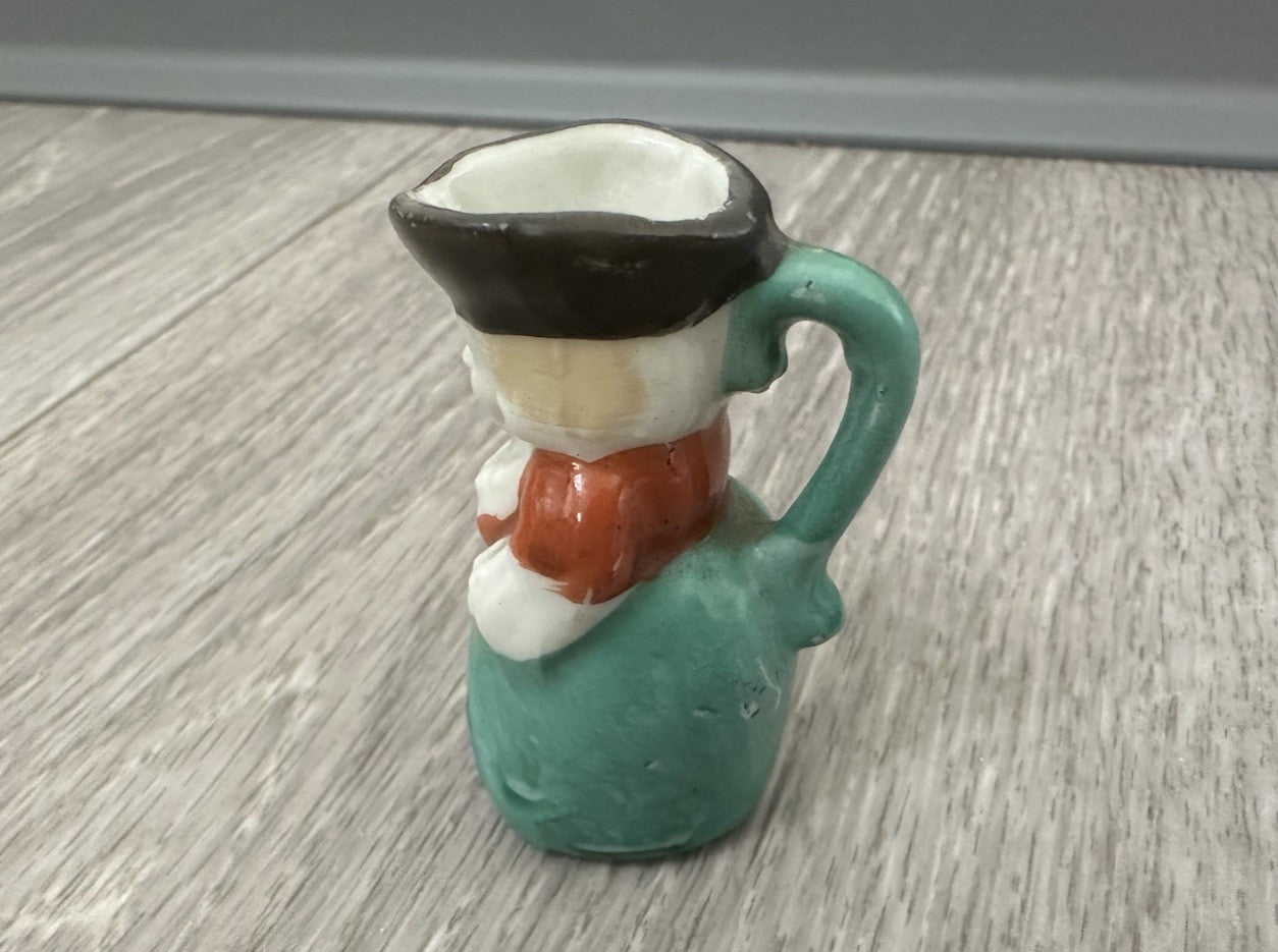 Vtg Miniature Figurine - Marked JAPAN - Mid Century Charm - Pitcher Creamer