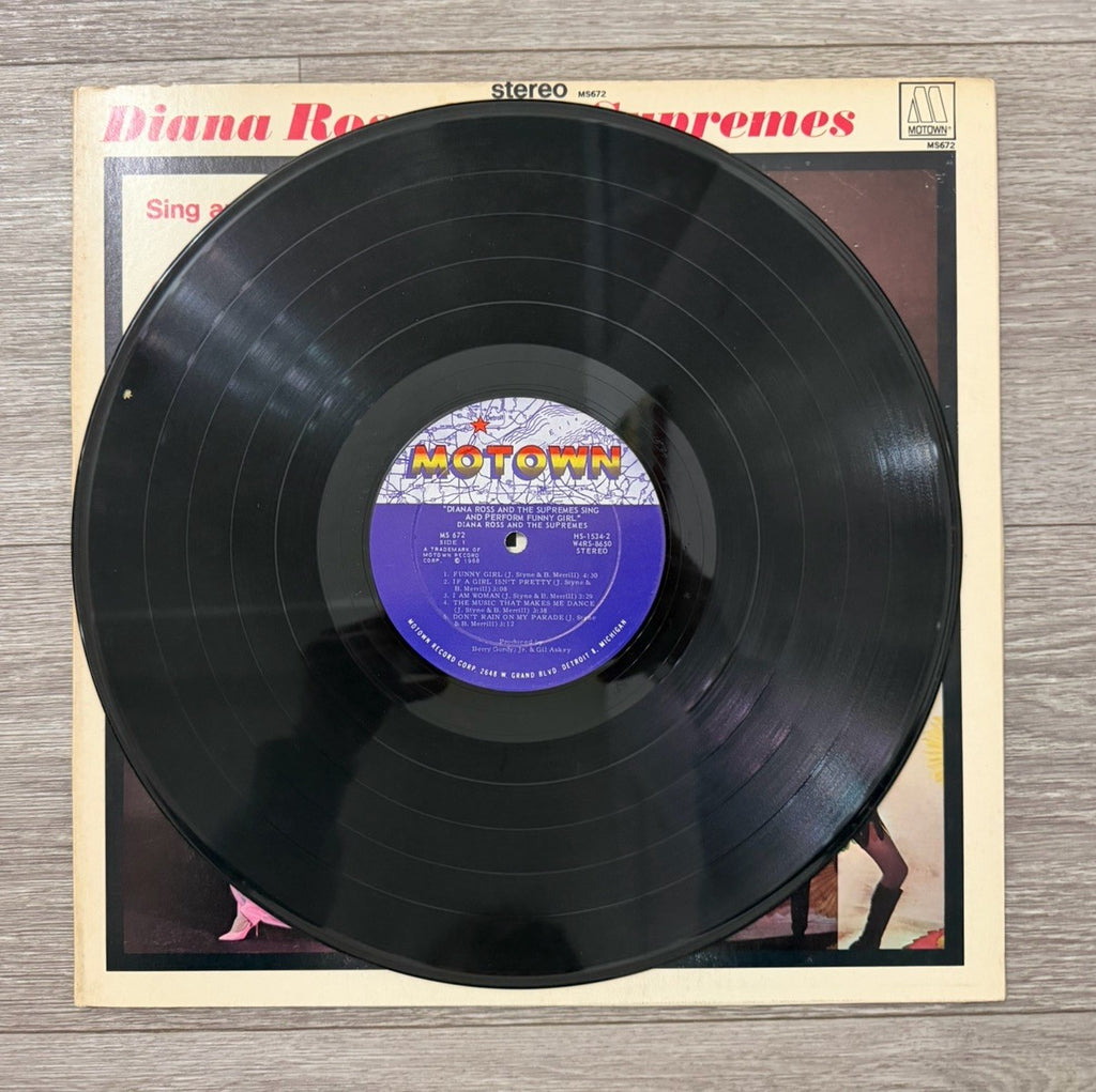 Diana Ross & The Supremes ‎– Sing And Perform "Funny Girl" - Vinyl LP 1968