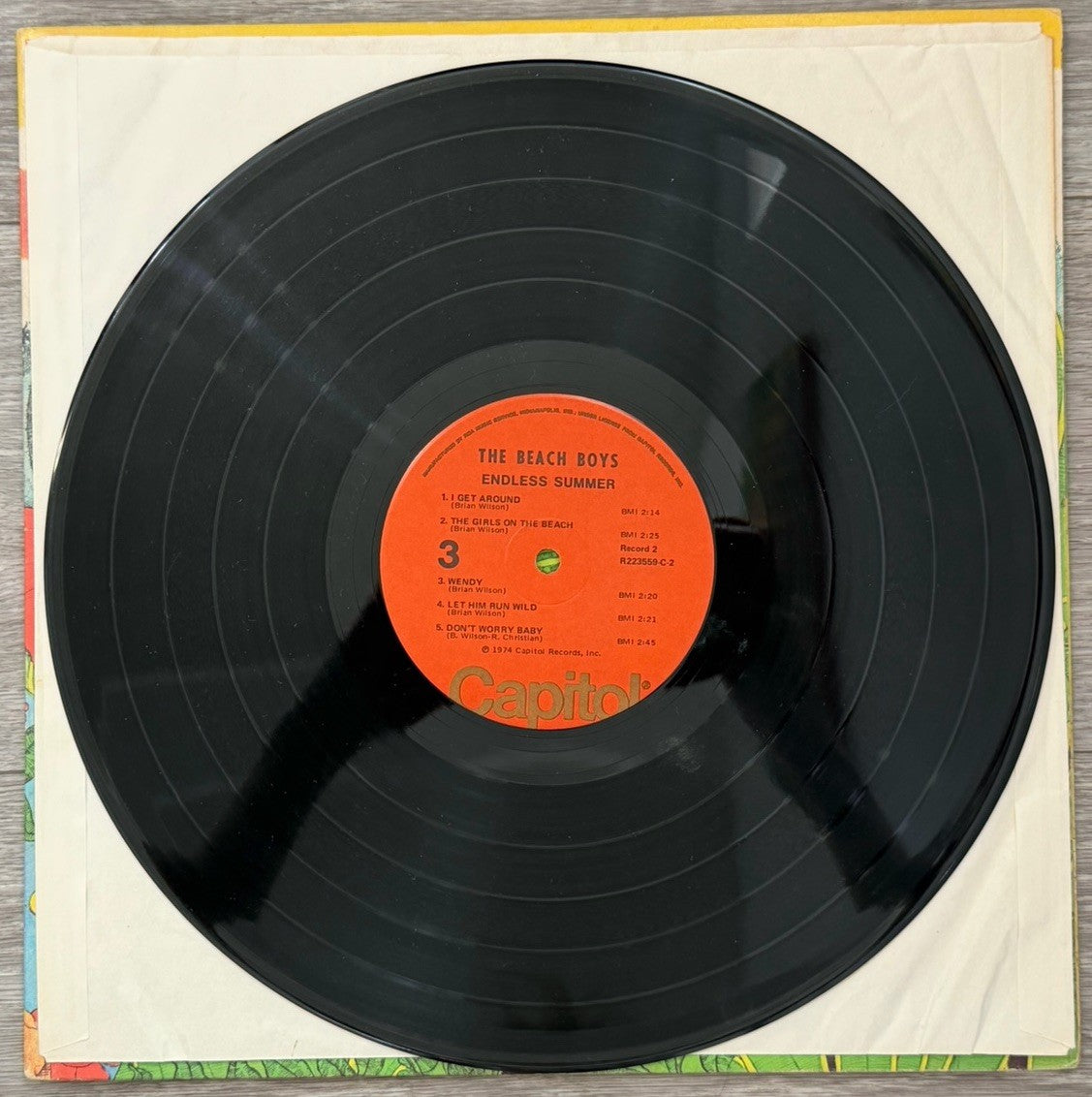 The Beach Boys Endless Summer 2 LP Vinyl Record 1974 RCA Music club Edition