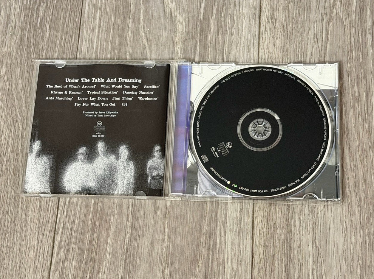Under The Table And Dreaming By The Dave Matthews Band (1994) CD
