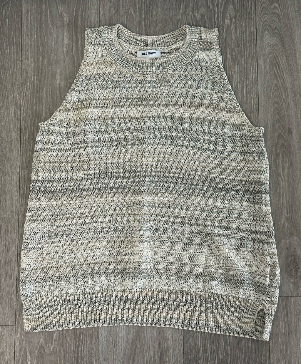 Old Navy | Beige Sleeveless Sweater Vest | Women's Size M