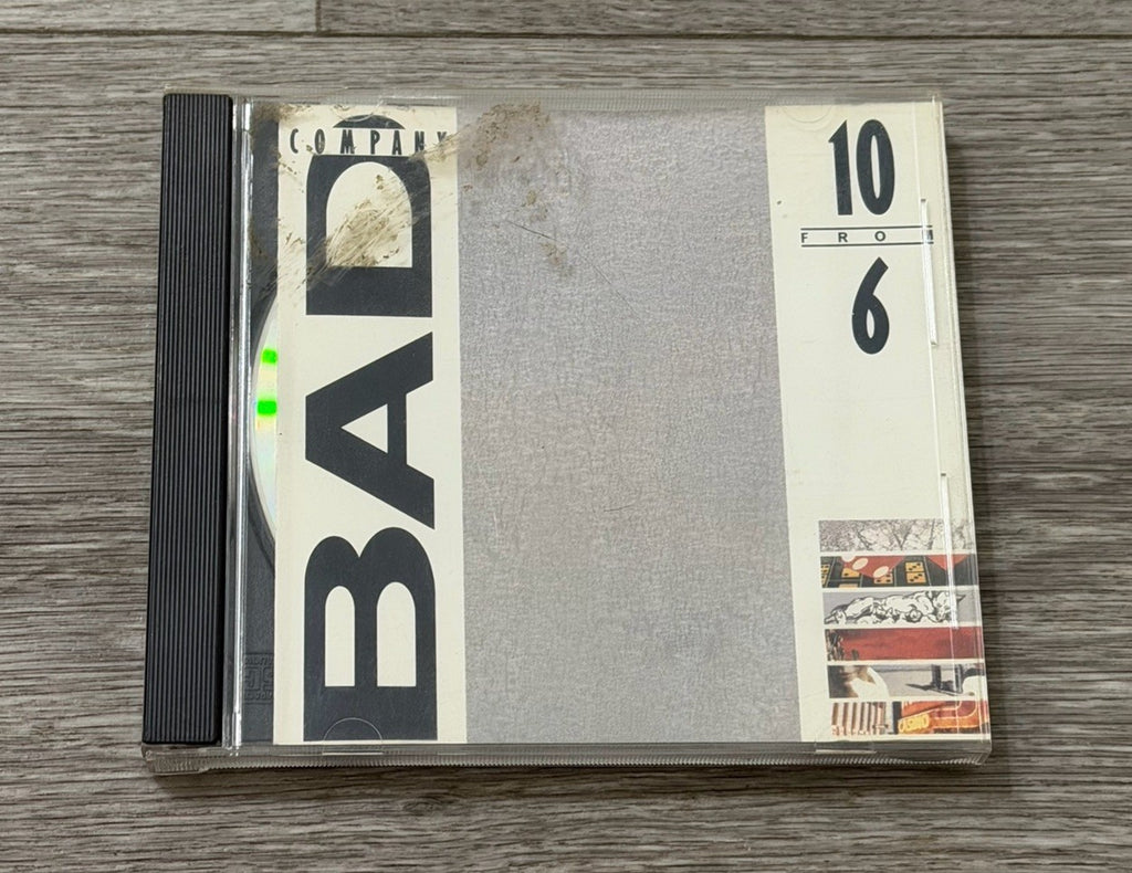 10 from 6 by Bad Company CD 1985 Atlantic Label A2 81625 Cracked Case