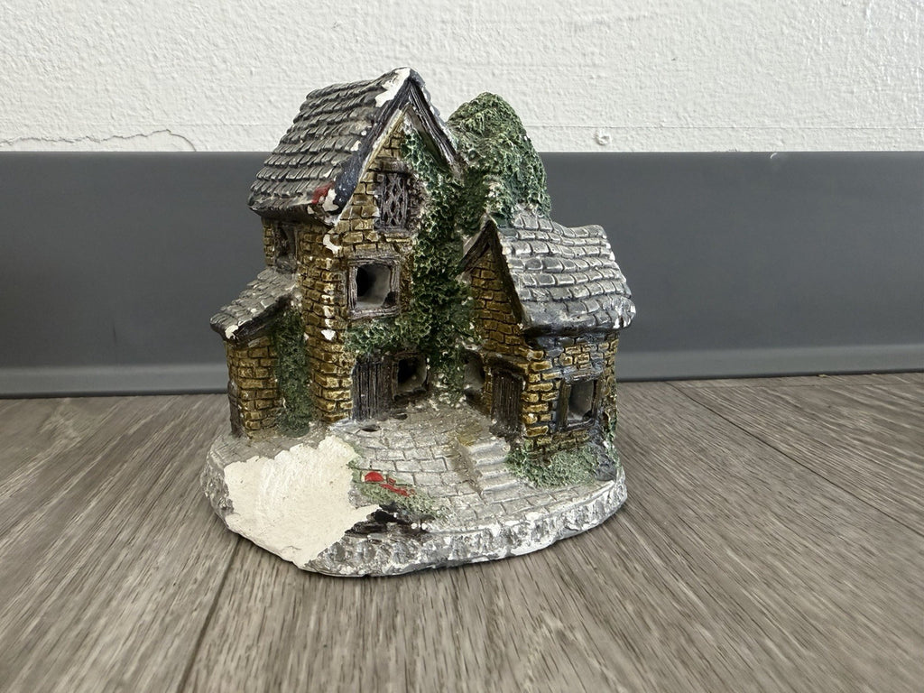 Ivy Cottage Lighted Cottage Charmers Handpainted Handcrafted BROKEN