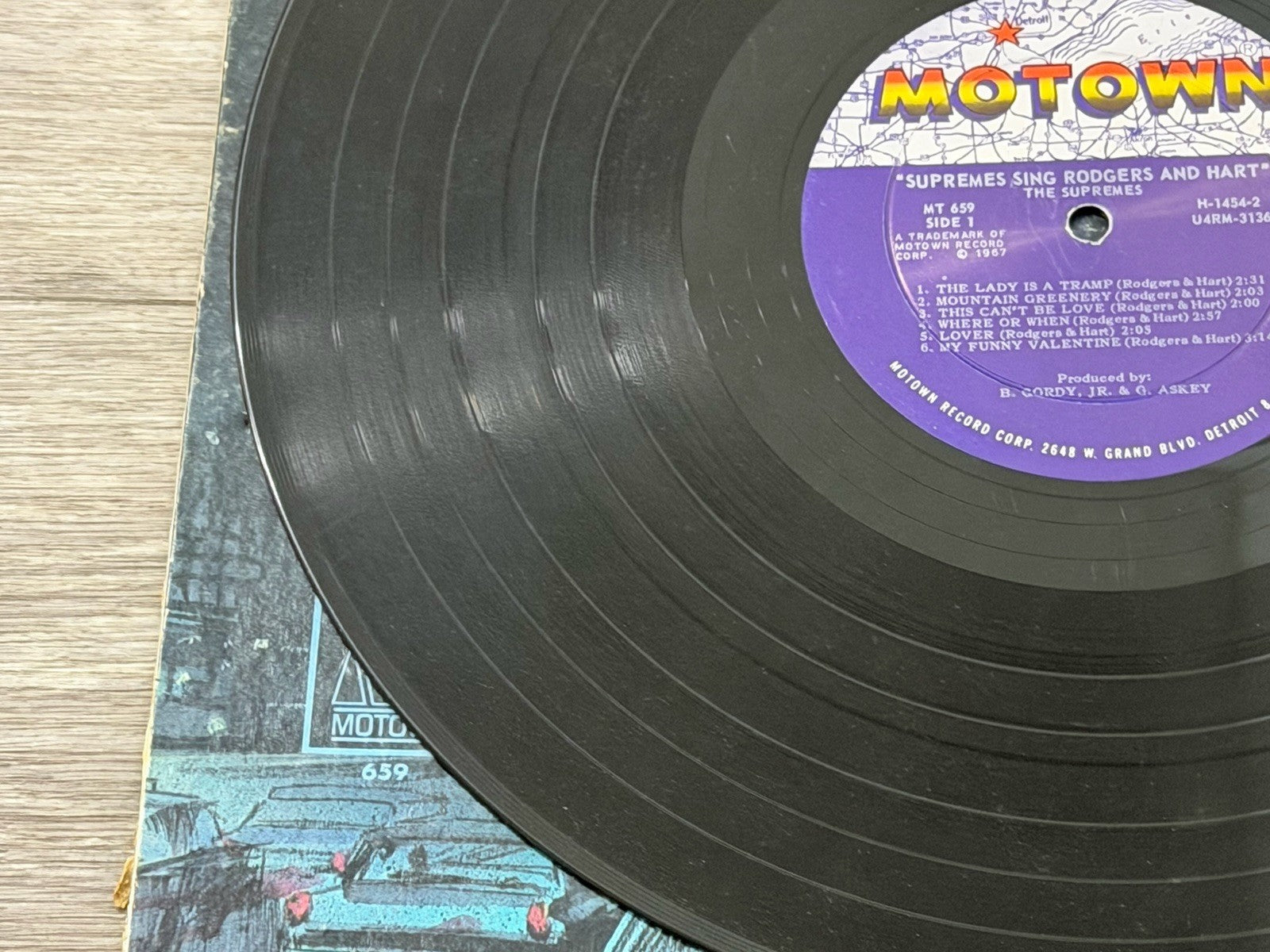 The Supremes Sing Rodgers & Hart.  Motown MT 659 LP Vinyl  1967 VG+