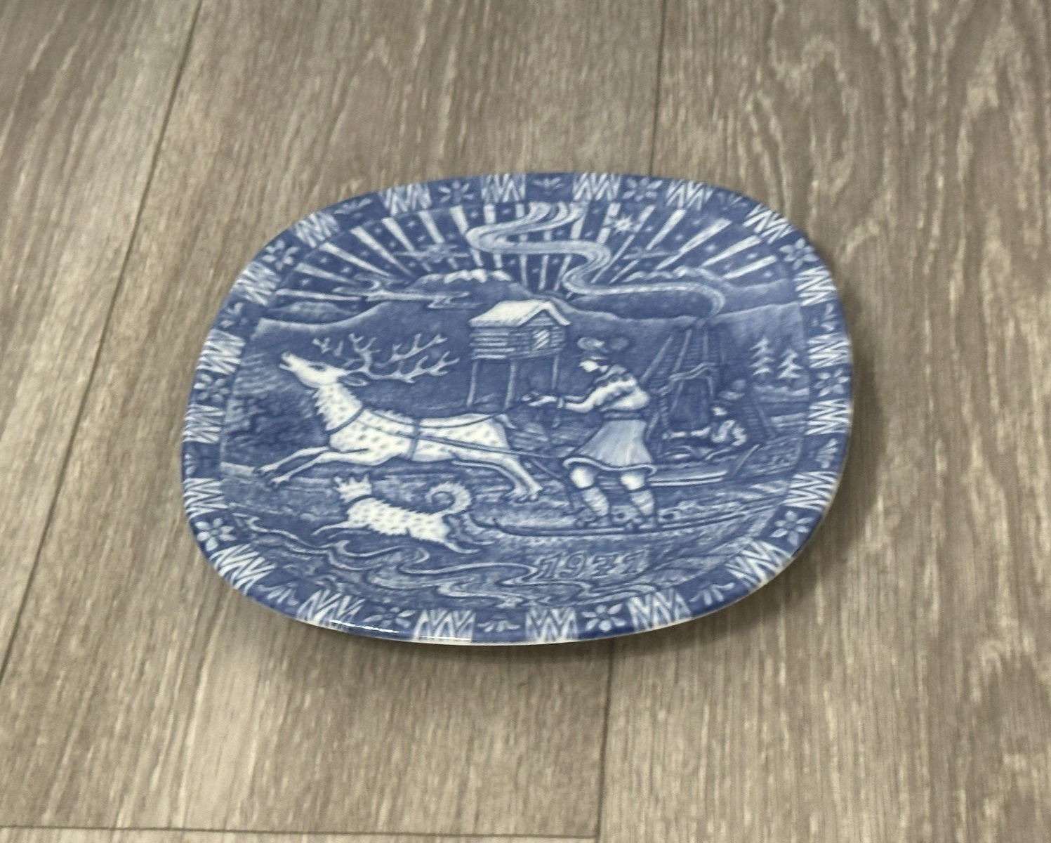 Vintage Julen Rorstrand Sweden 1971 Limited Edition Collector's Piece Plate 7.5”