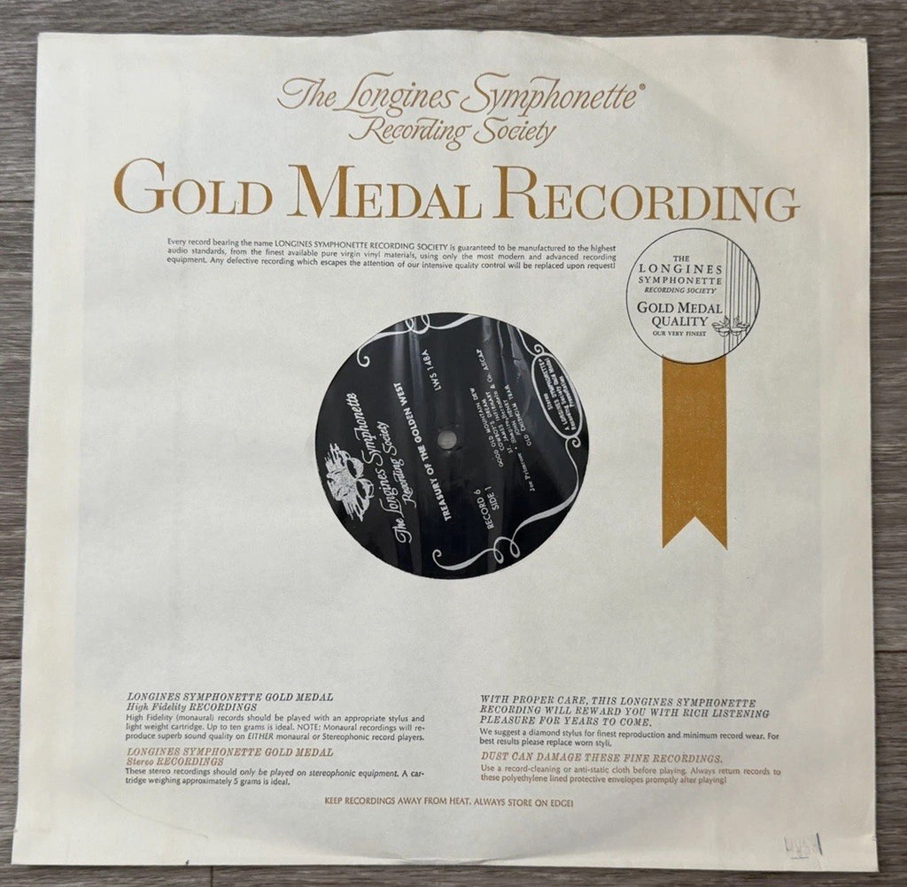 Treasury of the Golden West - Longines Multi-LP Box 6 Record Set - VG+