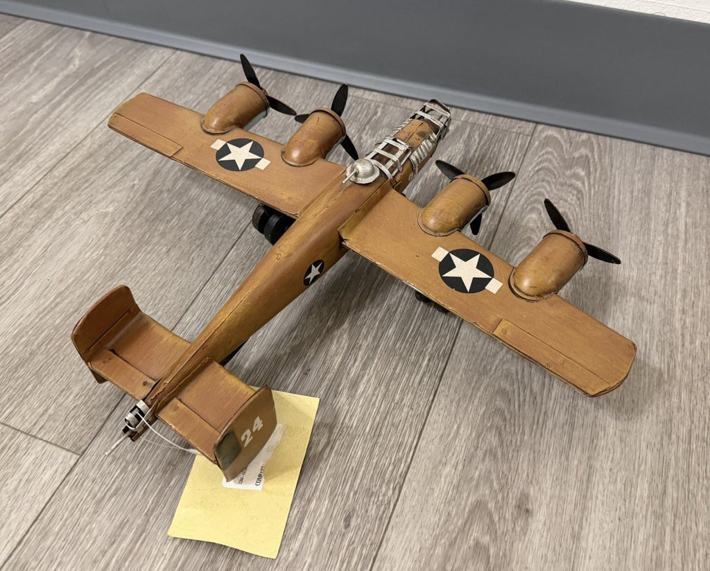 Vintage Cheungs JA-0058 B-24  Airplane Plane With Tag
