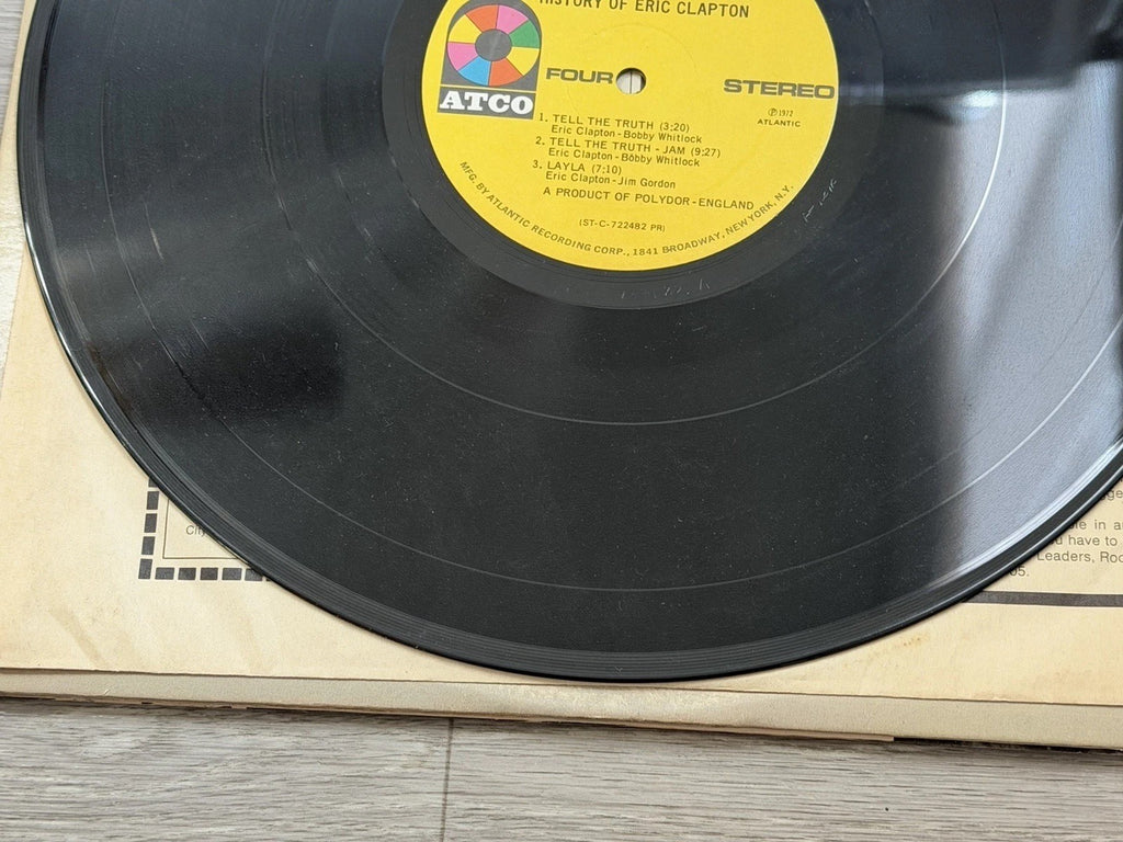 ERIC CLAPTON History Of SD2803 Dbl LP Vinyl Record VG/G+