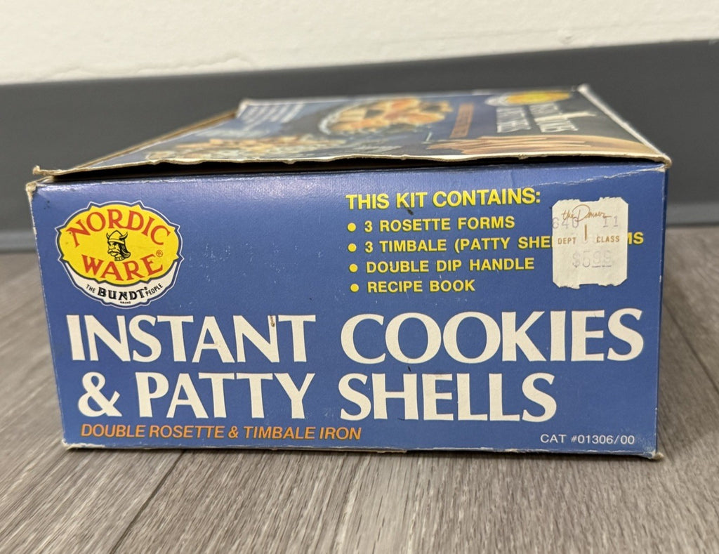 Vintage Nordic Ware Instant Cookies & Patty Shells / New Sealed