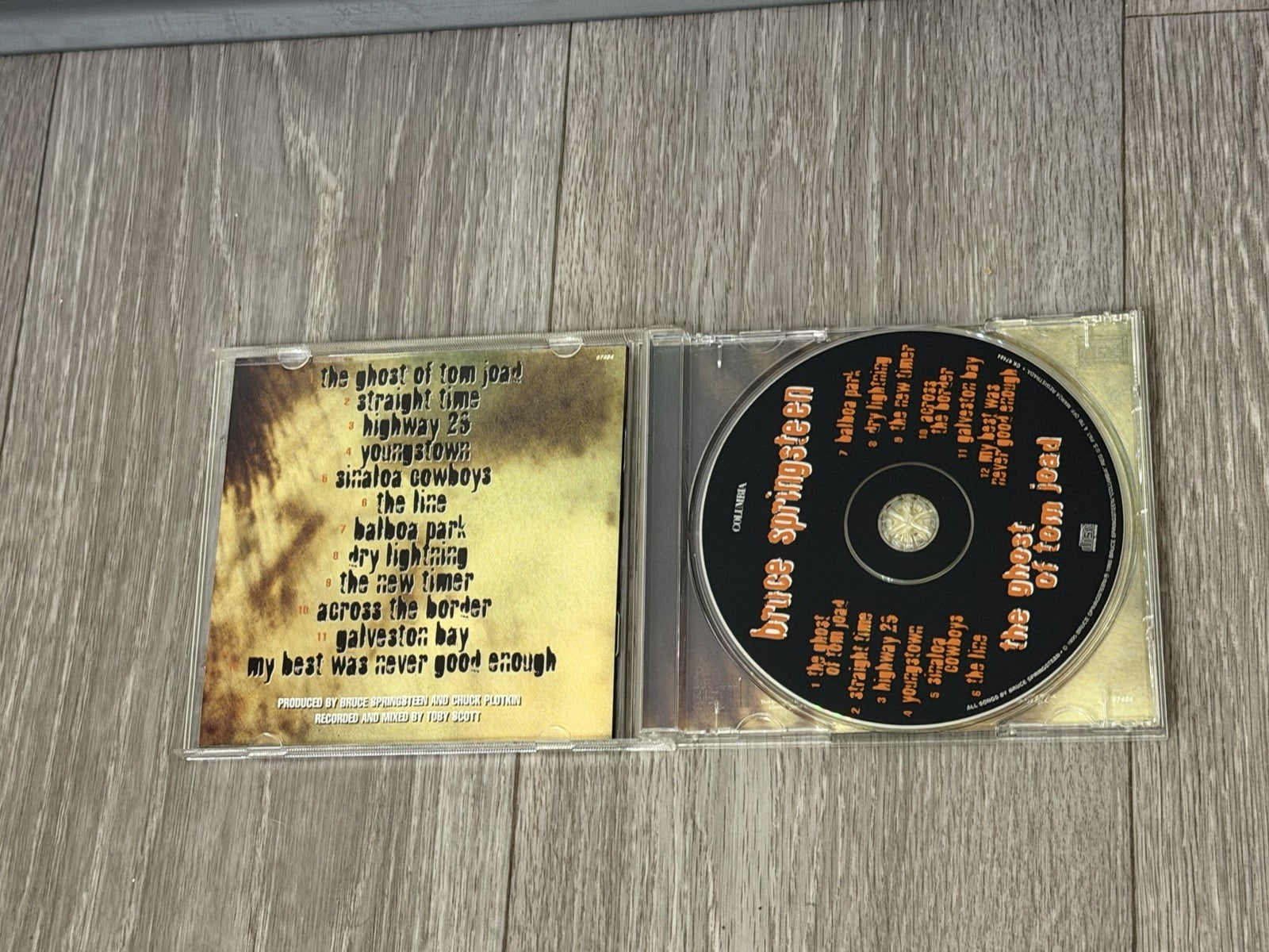 Bruce Springsteen The Ghost Of Tom Joad CD