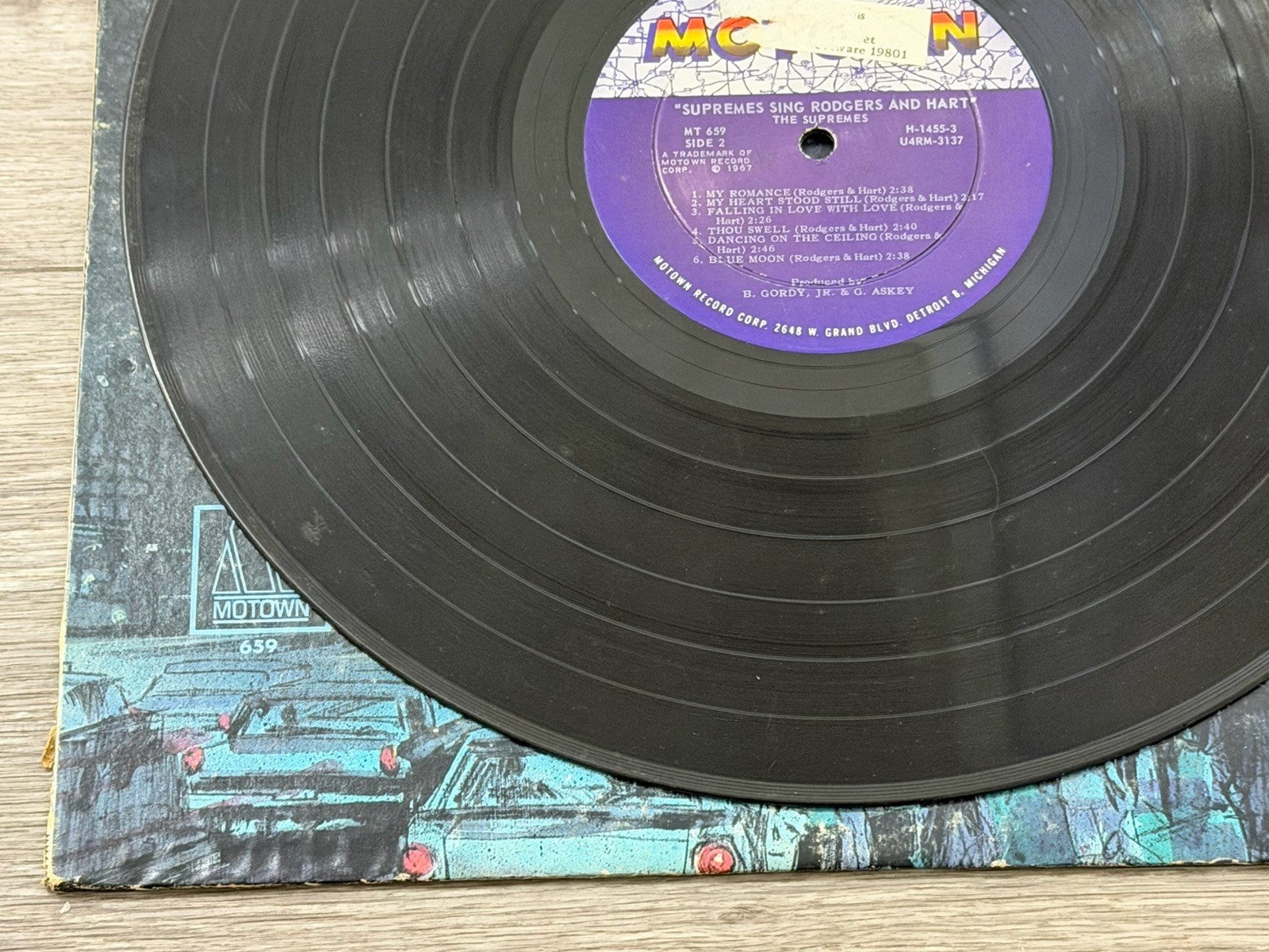 The Supremes Sing Rodgers & Hart.  Motown MT 659 LP Vinyl  1967 VG+