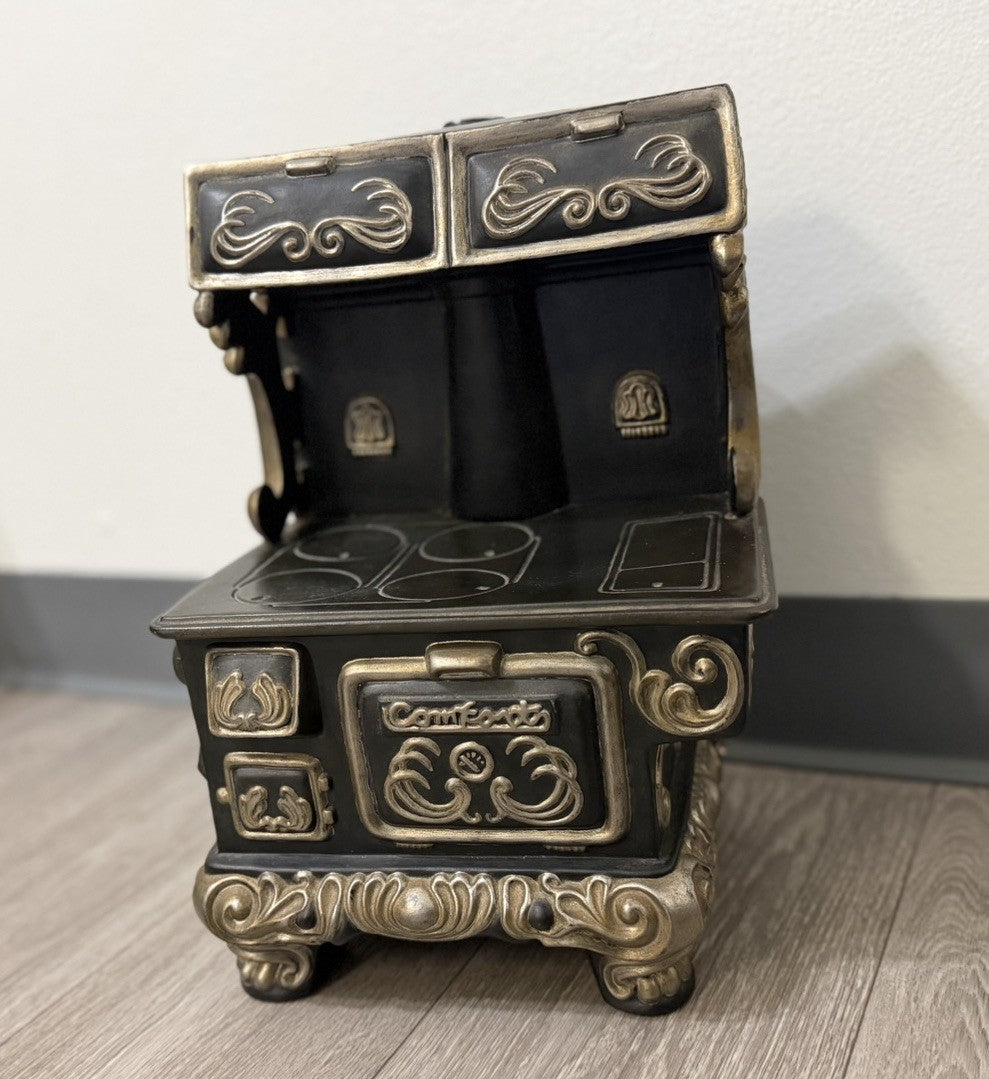 Vintage Arnel's Ceramic "Comfort" Stove – 14" Tall Mid-Century Pottery Decor