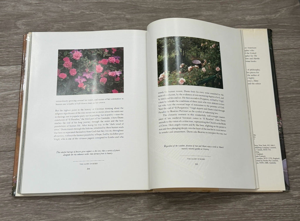 Gardening. Book, The Glory of Roses by christopher baker and allen lacy