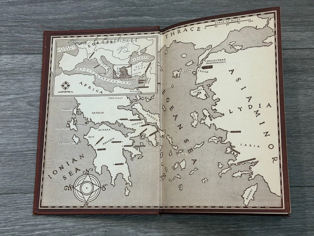 The World of Odysseus by M.I. Finley Hardcover 1954 Fair Condition Viking Press