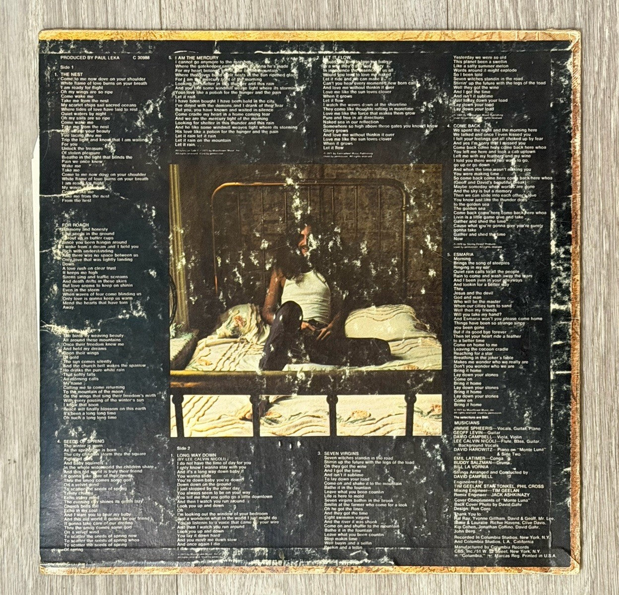 Vintage Jimmie Spheeris- Isle of View LP C 30988 COLUMBIA Stereo - VG