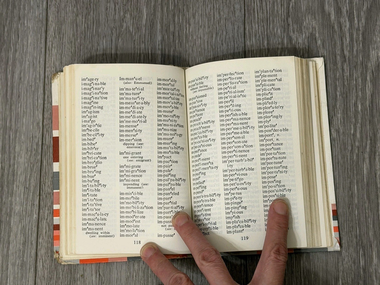 Vintage Instant Spelling Dictionary Book