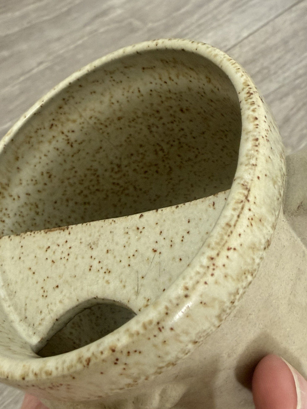 Fitz & Floyd, Stoneware/Pottery, Novelty Mustache Mug/Cup Character Face, 1970's