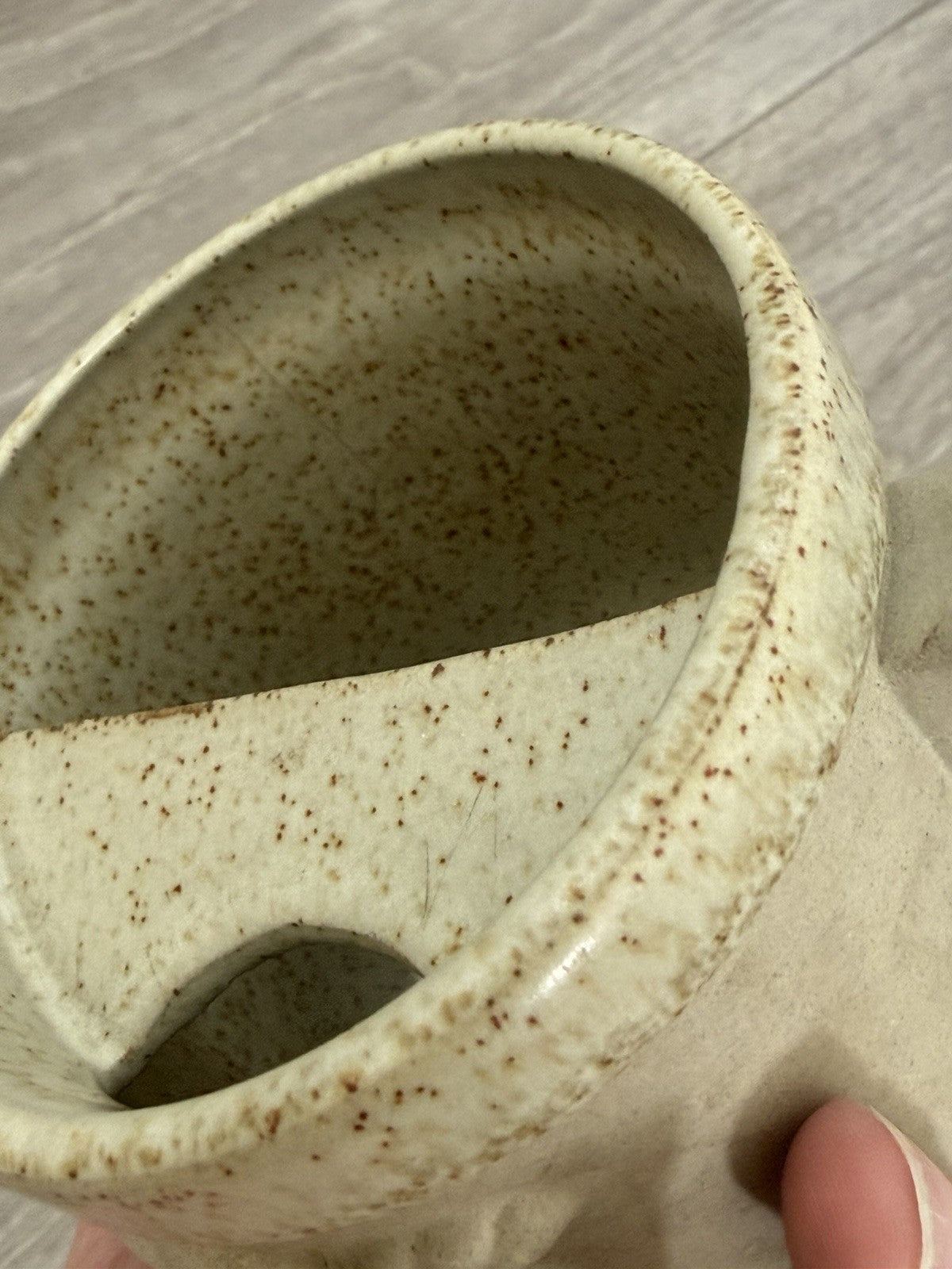 Fitz & Floyd, Stoneware/Pottery, Novelty Mustache Mug/Cup Character Face, 1970's