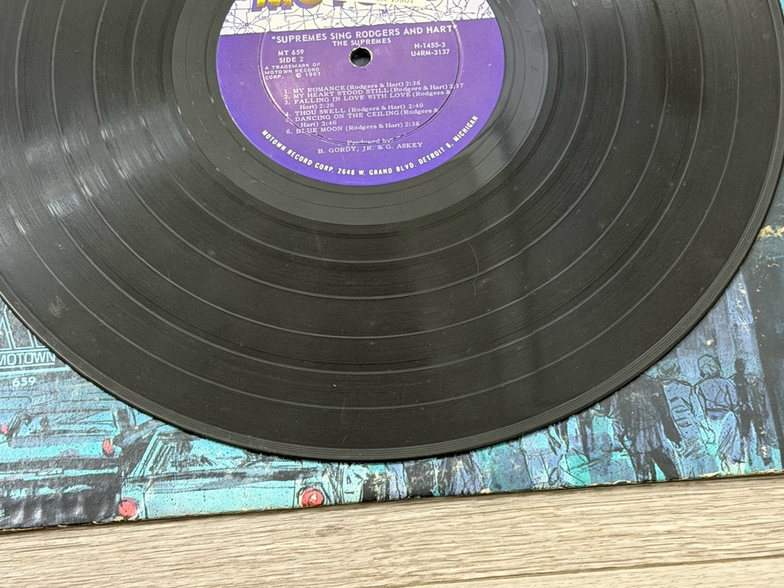 The Supremes Sing Rodgers & Hart.  Motown MT 659 LP Vinyl  1967 VG+