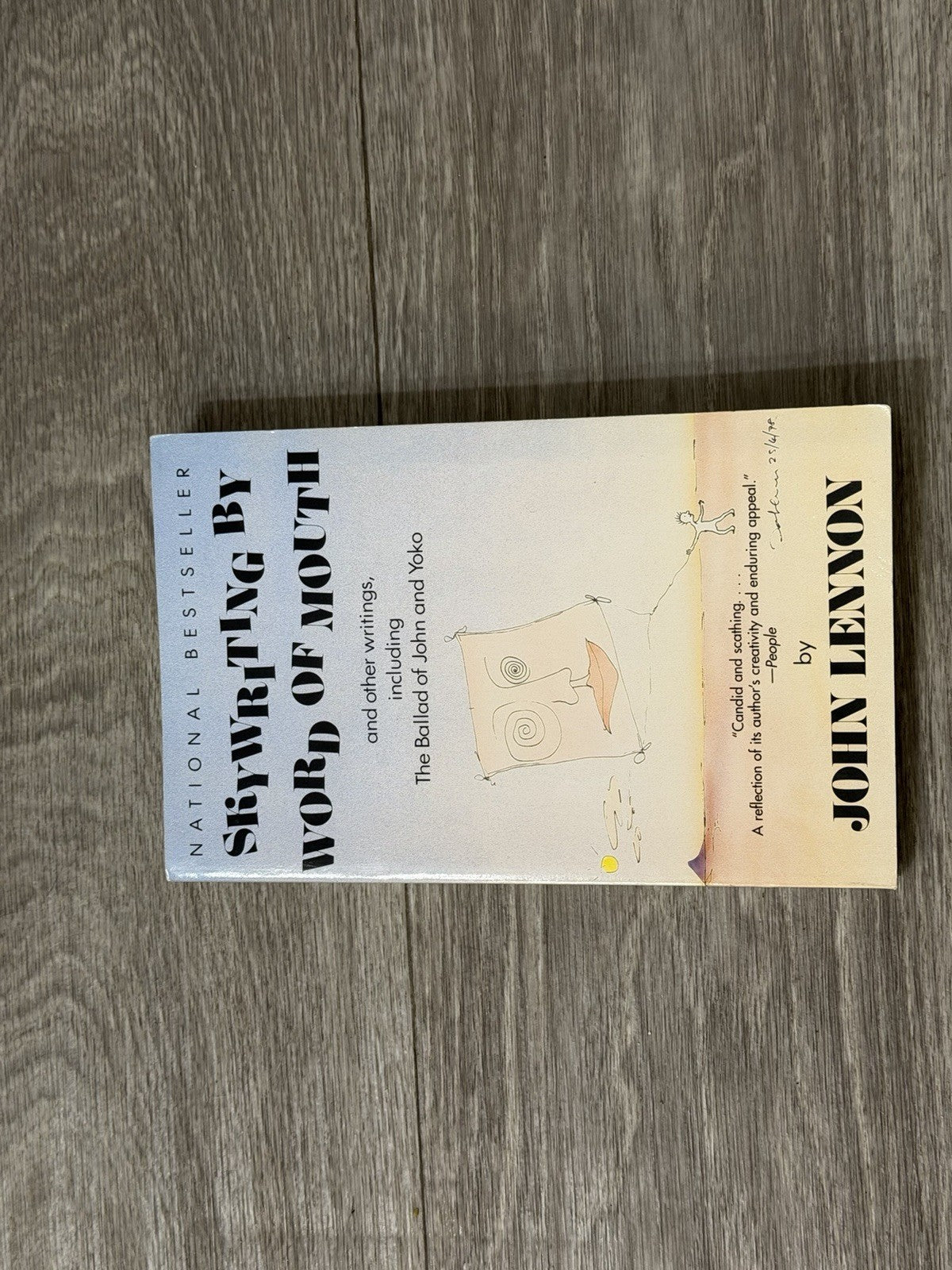 VINTAGE Skywriting by Word of Mouth John Lennon Softcover - 1990  Reissue