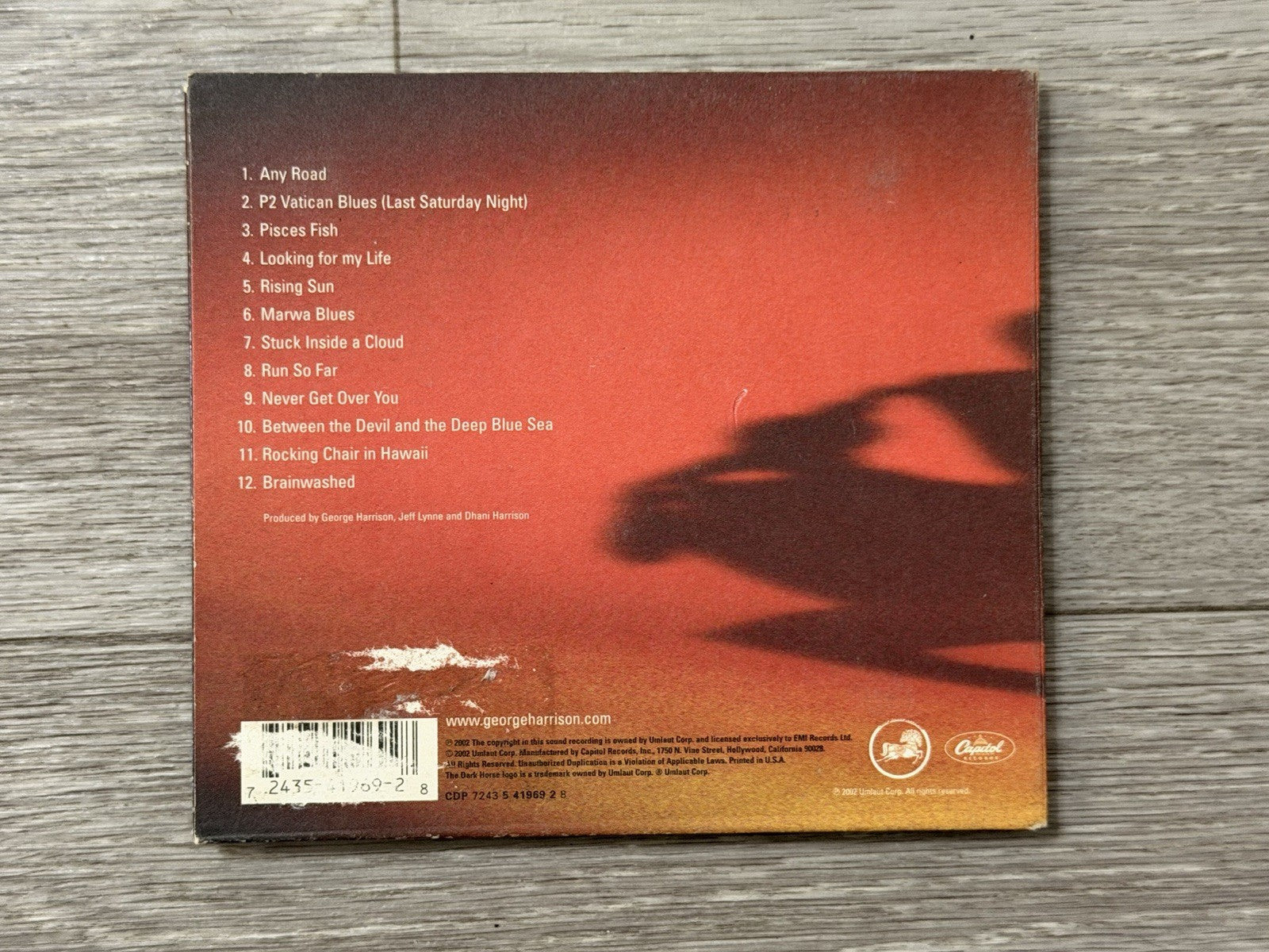 George Harrison Brainwashed (CD, 2002)