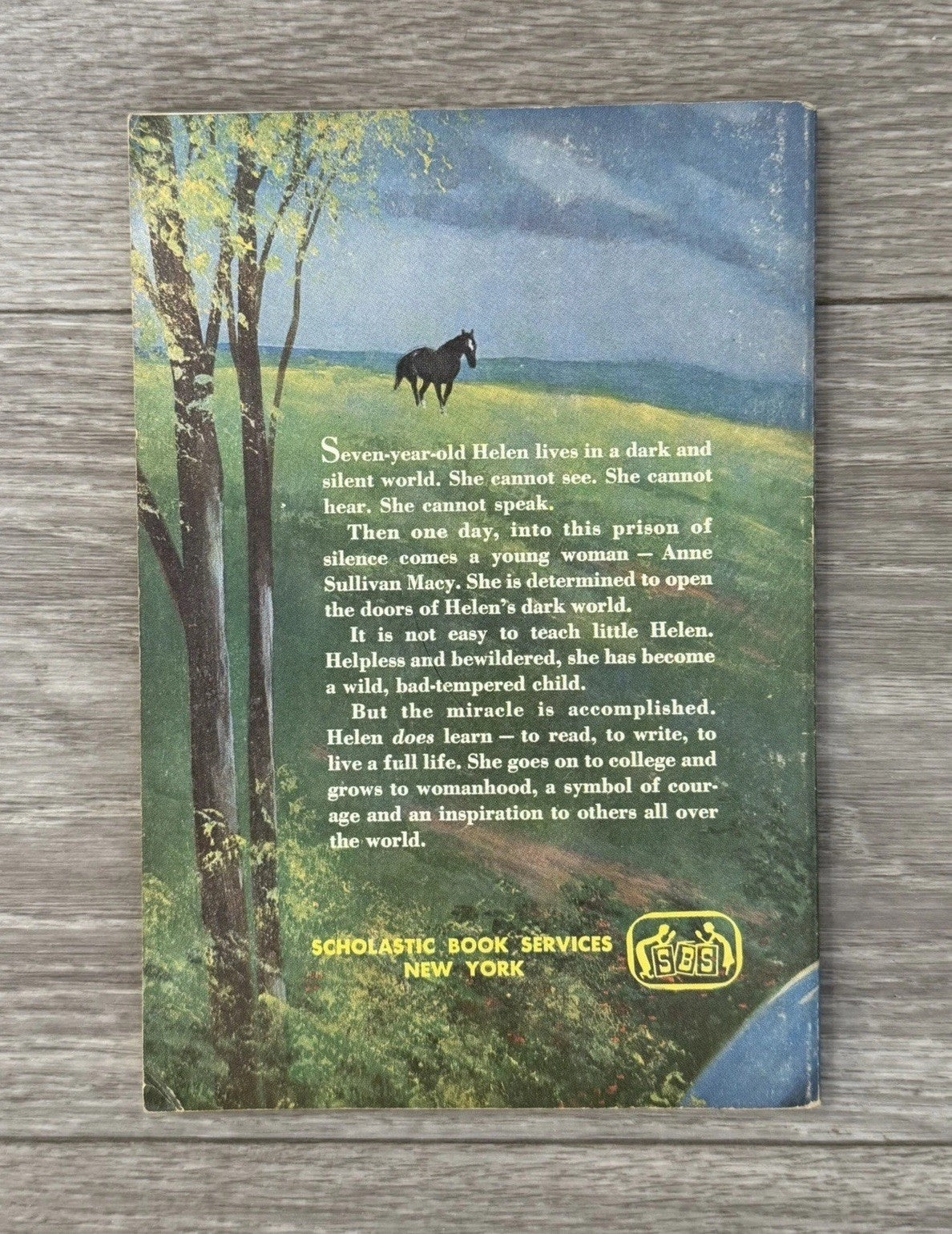 Vtg 1962 The Story of Helen Keller by Lorena A. Hickok Scholastic Paperback